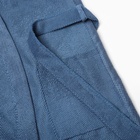 Халат мужской «Этель», размер 56-58, 300 г/м², синий - Фото 4