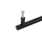 Ручка рейлинг ТУНДРА, нерж. сталь, d=12 мм, м/о 64 мм, цвет черный, фасовка 500 шт. - Фото 7