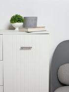 Ручка рейлинг ТУНДРА, нерж. сталь, d=12 мм, м/о 64 мм, цвет никель, фасовка 50 - Фото 2