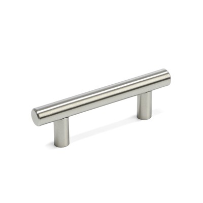 Ручка рейлинг ТУНДРА, нерж. сталь, d=12 мм, м/о 64 мм, цвет никель, фасовка 50