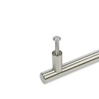 Ручка рейлинг ТУНДРА, нерж. сталь, d=12 мм, м/о 64 мм, цвет никель, фасовка 50 - Фото 7