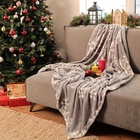 Плед «LoveLife. Серые снежинки», 180×200 см, велсофт, пл. 280 г/м² - Фото 5