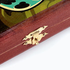 Нарды деревянные большие, настольная игра "Змея с Черепом", 40 х 40 см, с шашками - Фото 4