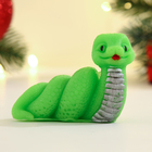 Фигурное мыло "Змейка Льдинка" зеленое, 50г - Фото 1