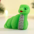 Фигурное мыло "Змейка Льдинка" зеленое, 50г - Фото 2
