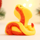 Фигурное мыло "Змея Кобрюша" желтое, 40г - Фото 1