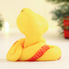Фигурное мыло "Змея Кобрюша" желтое, 40г - Фото 4