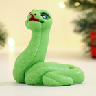 Фигурное мыло «Змейка Апельсинка» зеленое, 60 г - Фото 1