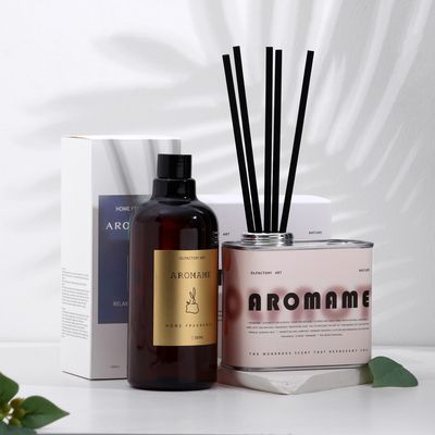 Набор диффузор ароматический Aromame, аргентинский сладкий апельсин 500 мл прямоуг банка