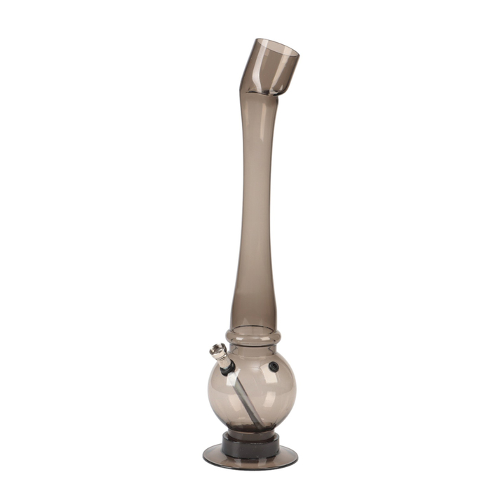 Бонг курительный, большой, h=44 см, «Кастл», акриловый, чёрный - Фото 1