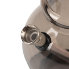 Бонг курительный, большой, h=44 см, «Кастл», акриловый, чёрный - Фото 2