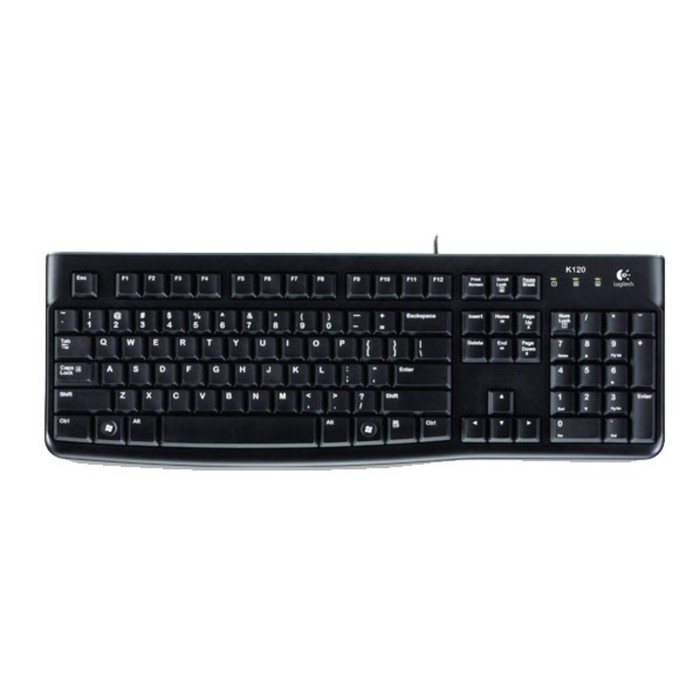 Клавиатура Logitech K120 for business черный USB - Фото 1