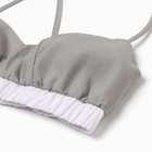 Топ женский на бретелях MINAKU: Home collection, серый, размер 42 - фото 25498982