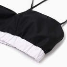 Топ женский на бретелях MINAKU: Home collection, чёрный, размер 46 - фото 25499004