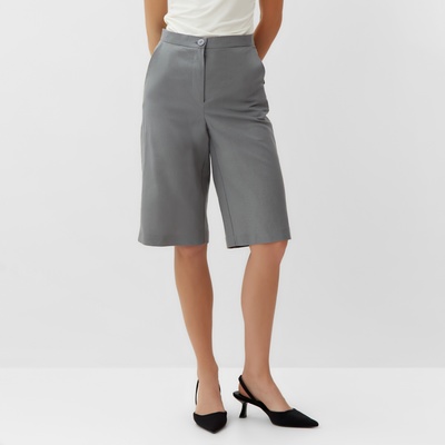 Бермуды женские MINAKU: Safari, серые, размер 52