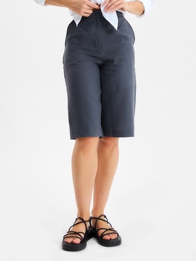 Бермуды женские MINAKU: Safari, графит, размер 52