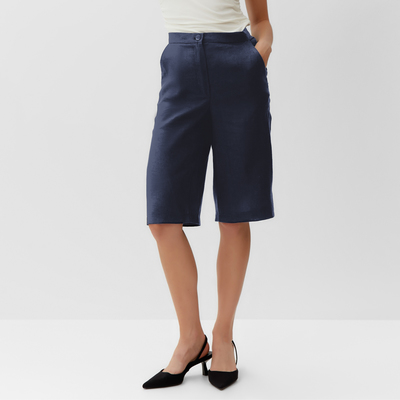 Бермуды женские MINAKU: Safari, синие, размер 52