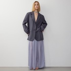 Юбка женская MINAKU: Casual Collection цвет серо-голубой, р-р 46 - Фото 5