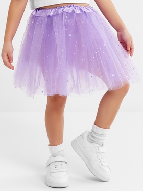 Юбка нарядная для девочки KAFTAN «Звездочки», сиреневая, рост 98-110 см
