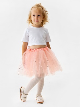 Юбка нарядная для девочки KAFTAN «Сияние», цвет пудровый, рост 98-110 см