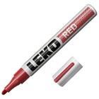 Маркер-краска строительный LEKON 11104, нитроэмаль, красный, 3 - 4 мм - Фото 1