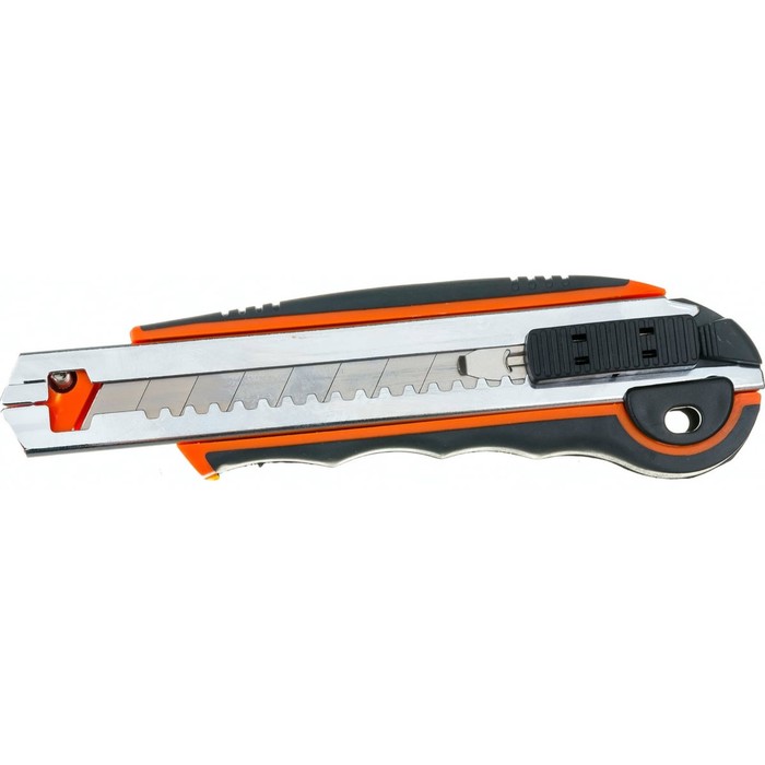 Нож универсальный STARTUL ST0939, пластиковый корпус, металлическая направляющая, , 18 мм - Фото 1