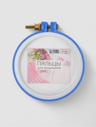 Пяльцы для вышивания, d = 7,5/9 см, цвет голубой 10481417 - фото 13852762