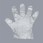 Одноразовые перчатки набор 100шт прозрачн 0,7микр пакет накл QF - Фото 2