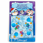 Головоломка деревянная для детей «Новый год! Приключение пингвина», 5 деталей - Фото 2