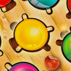 Головоломка деревянная для детей «Новый год! Цветная гирлянда», 11 деталей - Фото 4