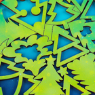 Головоломка деревянная для детей «Новый год! Ёлочки», 13 деталей - Фото 4