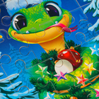 Пазл для детей магнитный деревянный «Новый год! Змея», 21×15 см, 35 элементов - Фото 5