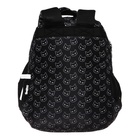 Рюкзак школьный, с эргономичной спинкой, 39х27х16, Seventeen, универсальный, чёрный - Фото 6