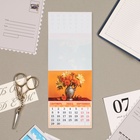 Календарь отрывной на магните "Цветы" 2025 год, 9,5 х 13 см - Фото 2