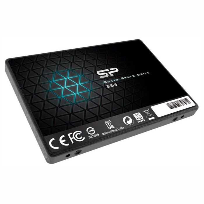 SSD Накопитель Silicon Power S55 120GB SATA III/R/W - 560/530 MB/s /TLC/SP120GBSS3S55S25 - фото 51610512