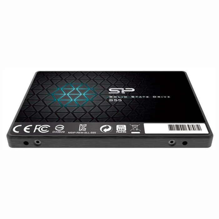 SSD Накопитель Silicon Power S55 120GB SATA III/R/W - 560/530 MB/s /TLC/SP120GBSS3S55S25 - фото 51610514