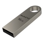 USB флеш накопитель 16 Gb Maxvi MK Metallic silver монолит, металл  / FD16GBUSB20C10MK - фото 51610518