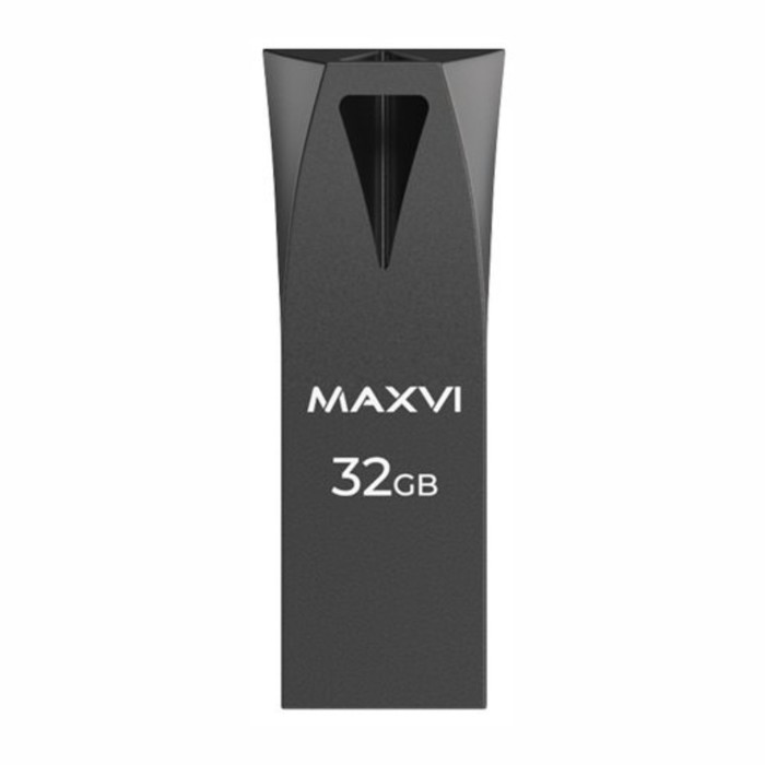 USB флеш накопитель 32 Gb Maxvi MK2 Dark grey  монолит, металл / FD32GBUSB20C10MK2 - фото 51610534