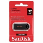 USB флеш накопитель 32 Gb SanDisk Cruzer Snap Black SDCZ62-032G-G35 - фото 51610545