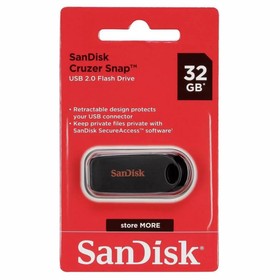 USB флеш накопитель 32 Gb SanDisk Cruzer Snap Black SDCZ62-032G-G35