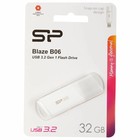 USB флеш накопитель 32 Gb Silicon Power Blaze B06 White USB 3.0 /  SP032GBUF3B06V1W - фото 51610550