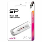USB флеш накопитель 32 Gb Silicon Power Blaze B25 White USB 3.0 SP032GBUF3B25V1W - Фото 1
