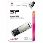 USB флеш накопитель 32 Gb Silicon Power Blaze B30 USB 3.0 SP032GBUF3B30V1K - фото 51610559