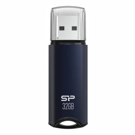 Флешка Silicon Power Marvel M02, 32 Гб, USB 3.2, чт до 100 МБ/c, зап до 20 МБ/c, синяя 10698663