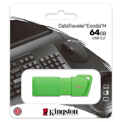 USB флеш накопитель 64 Gb Kingston DT Exodia M Green KC-U2L64-7LG
