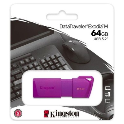 USB флеш накопитель 64 Gb Kingston DT Exodia M Purple KC-U2L64-7LN