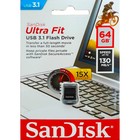 USB флеш накопитель 64 Gb SanDisk Ultra Fit USB3.1 SDCZ430-064G-G46 - фото 51610609