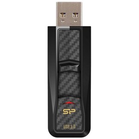 USB флеш накопитель 64 Gb Silicon Power Blaze B50 Black Carbon USB 3.0