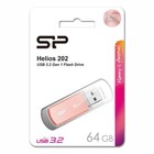 USB флеш накопитель 64 Gb Silicon Power Helios 202 Pink USB 3.0 / алюминий / SP064GBUF3202V   106986 - фото 51610626