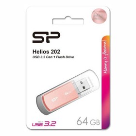 USB флеш накопитель 64 Gb Silicon Power Helios 202 Pink USB 3.0 / алюминий / SP064GBUF3202V   106986